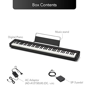 美品　カシオ　電子ピアノ　CDP-S160 　88鍵盤　2023年製 CASIO CDP-S160 BK ブラック 電子ピアノ 88鍵盤 ヘッドホン